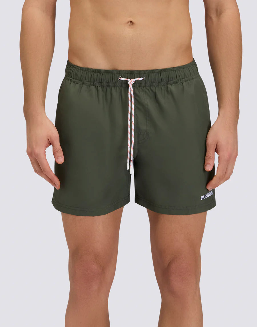 Sundek mens dark army green trunks