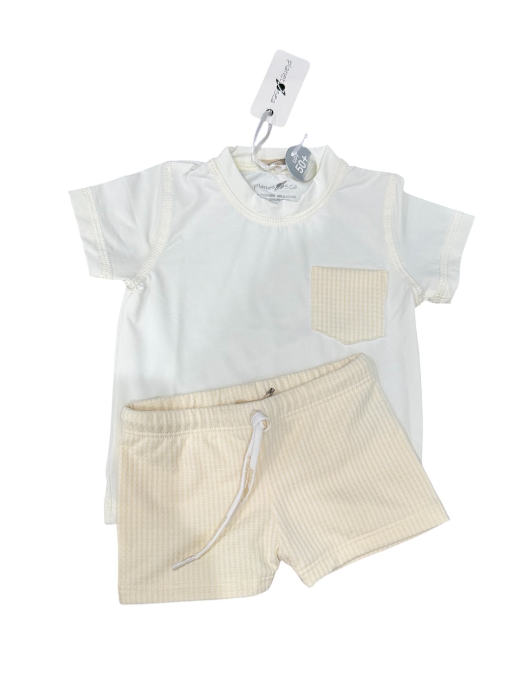 Yellow Gingham Tightie with Matching top