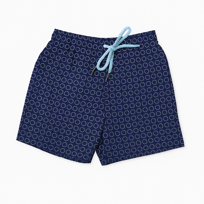 Leo and Zachary Navy Honeycomb trunks