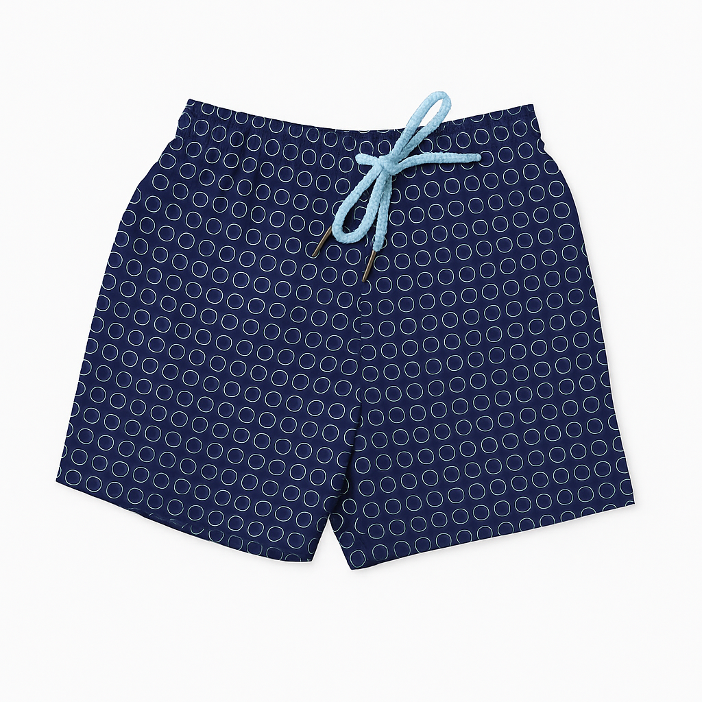 Leo and Zachary Navy Honeycomb trunks