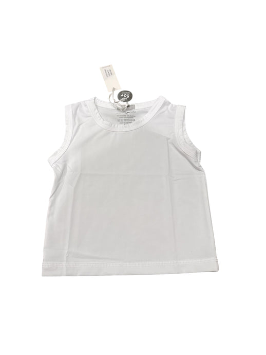 White Sleeveless rash guard