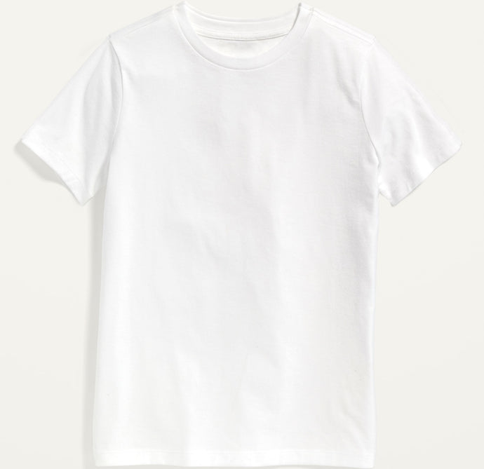 White Crew Neck T-shirts